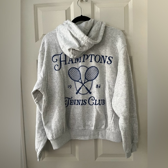 Hollister Tops - NWT Women’s Hollister Hoodie zip Sweatshirt “Hamptons Tennis” soft size M